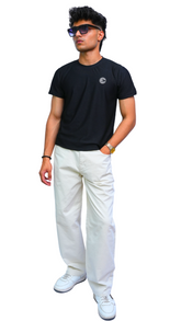 Men's tommy textured black Imported T-Shirt